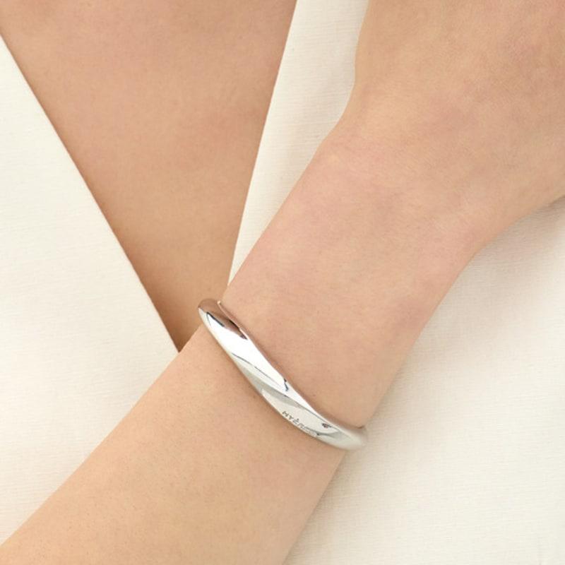 Hyeres-lor Champagne Moon (W) Chunky Cuff Bangle HL2B56224WB