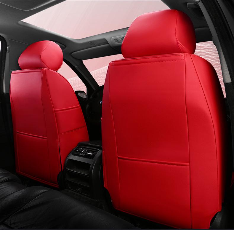 Buick GL8/GL6 Genuine Leather Seat Cover: Full Wrap for 7-Seater, All-Season Cushion for Excelle.