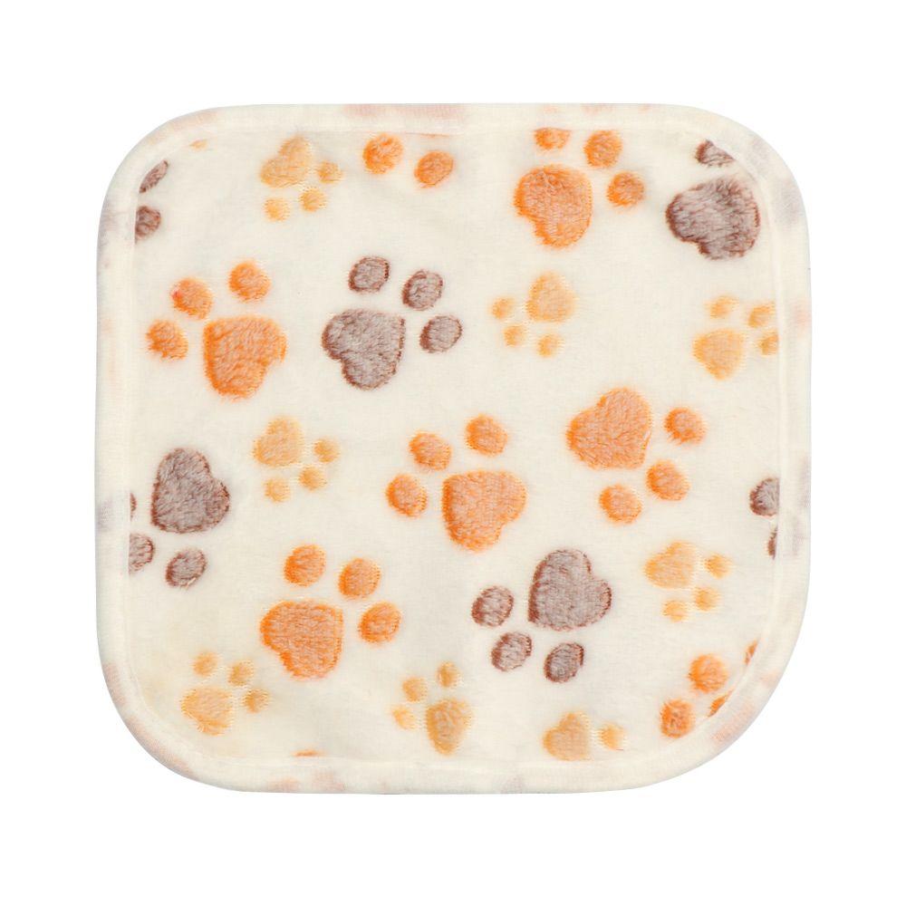 Soft Cat Dog Paw Pattern Comfortable Sleeping Dog Cushion Mat Pet Blanket Kennel Mat