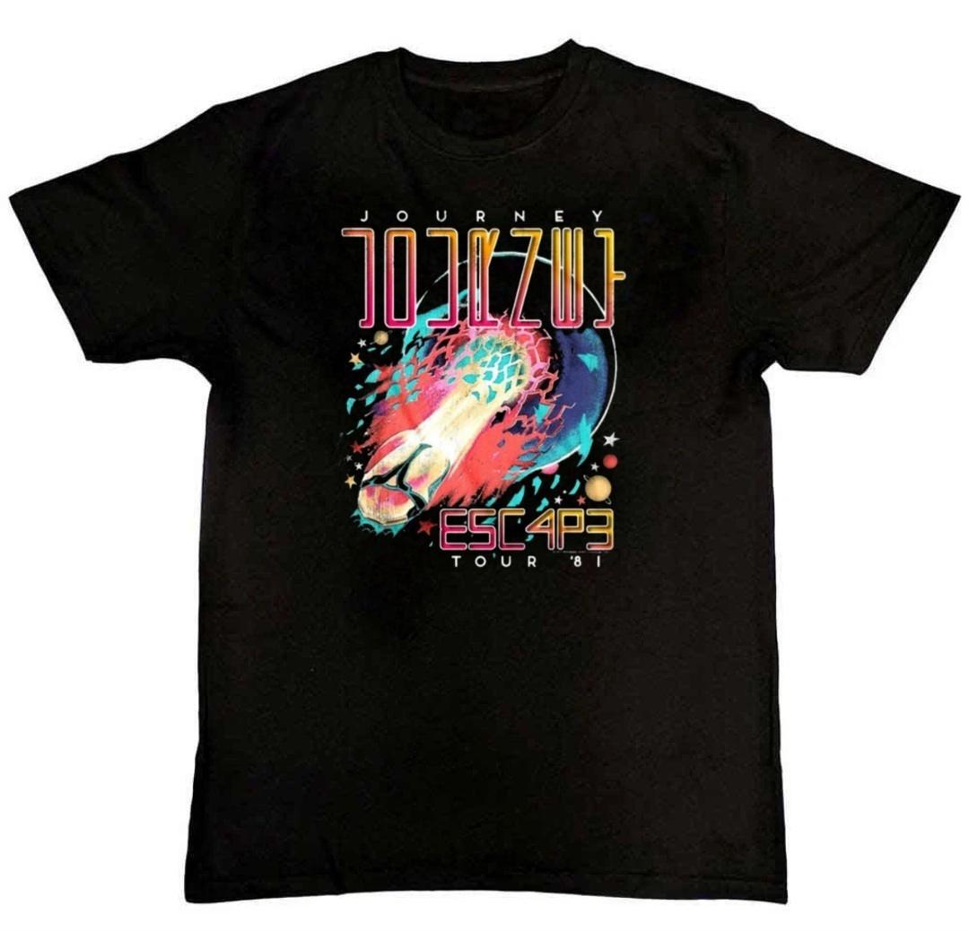Journey Escape World Tour 1981 Graphic Mens T-Shirt M
