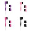 Hair Control Edge Brush with Metal Rat Tail Comb Double Sided Hair Styling Brush