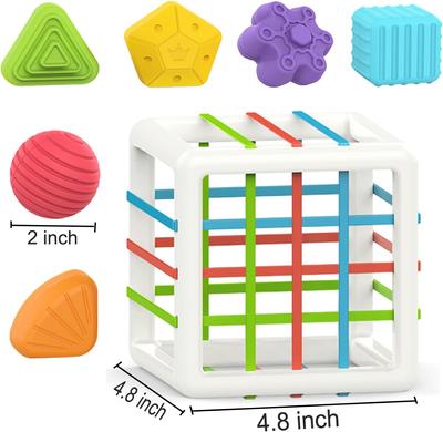 Rainbow Cecele Baby Early Education Shape Color Cognition Hand Fine Motor Sensory Training Toy