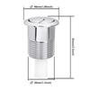 Toilet Button For Siamp For Skipper 45 Dual Flush Cistern Button For 34455009 Chrome Full/half Flush Home Toilet Flush Valve