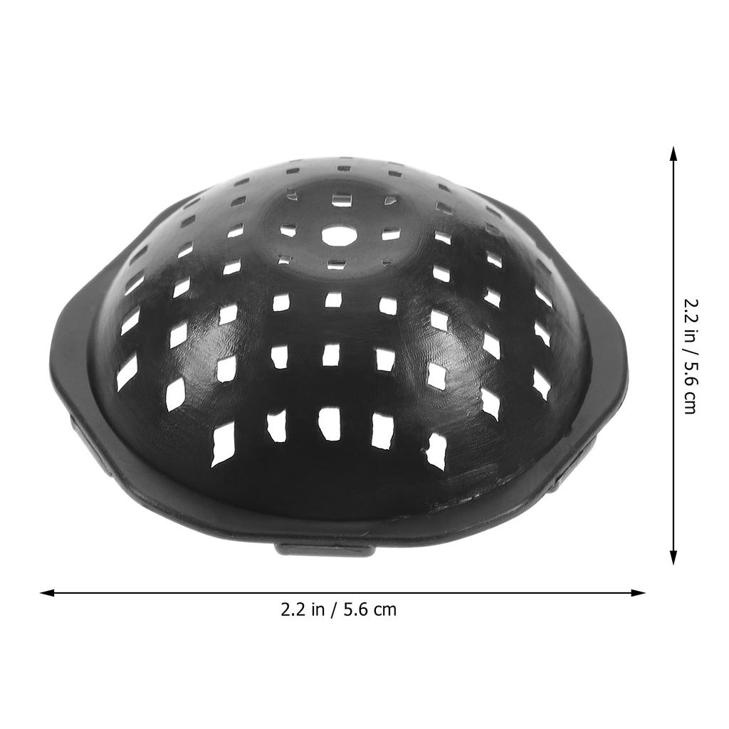 100Pcs Flower Pot Hole Mesh Pad Reusable Plastic Planter Bottom Grid Mat for Ceramic Basin Drainage Aeration Soil Retention
