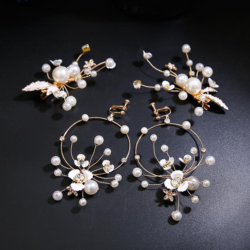 Podoabă de cap super fairy stil Mori cu voal - Clamă de păr inspirată japoneză și coreeană pentru mirese 2024