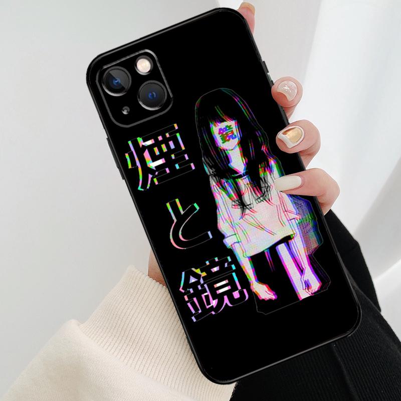 SAD JAPANESE ANIME AESTHETIC Phone Case For iPhone 17 Pro Max 14 13 12 11 15 16 Pro Max mini 15 16 Plus 16e 17 Air Cover