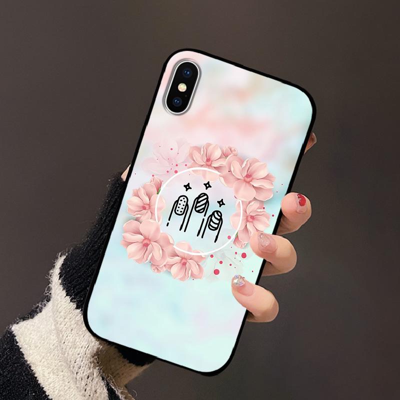 For Apple iPhone XS Case XS Max Soft TPU Silicon Phone Back Cover For iPhone X XR Fashion Color Printed Shockproof Housing Cases