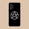 Aesthetic Pentagram Phone Case for Samsung Galaxy A56 55 54 53 52 51 36 35 34 23 16 15 5G Soft TPU Shockproof Cover
