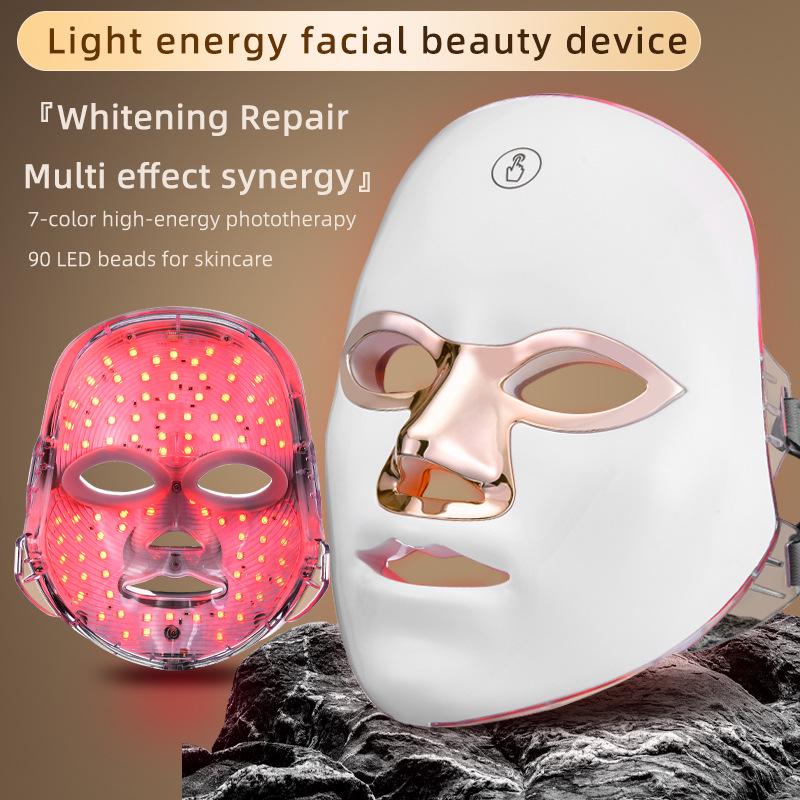 

LED Beauty Mask for Skin Rejuvenation and Whitening English