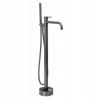 Titanium Gray Matte Floor-Standing Bathtub Faucet with Shower Clif Mat