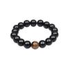 [Bel Cuore] Bracelet Prayer Beads Onyx Tiger Eye Simple Stylish Fashion Popular Power Stone
