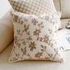 45x45CM Brown Vintage Nordic Throw Pillow Cover Cream Light Luxury Sofa Cushion Waist Cover Simple Decorative Pillowcase