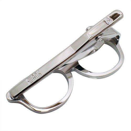 SWANK blue tabby glasses glasses tie pin tie bar T0083