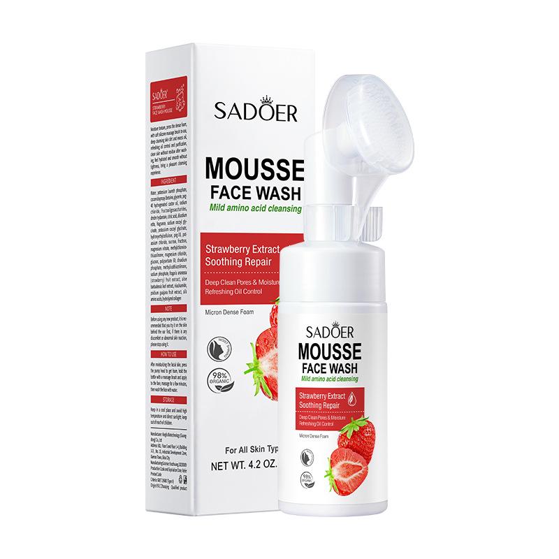SADOER VC Amino Acid Cleansing Mousse - English Label Facial Cleanser
