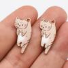 6 Colors Hang Tags Alloy Earrings Jewelry Necklace Pendant DIY Accessories