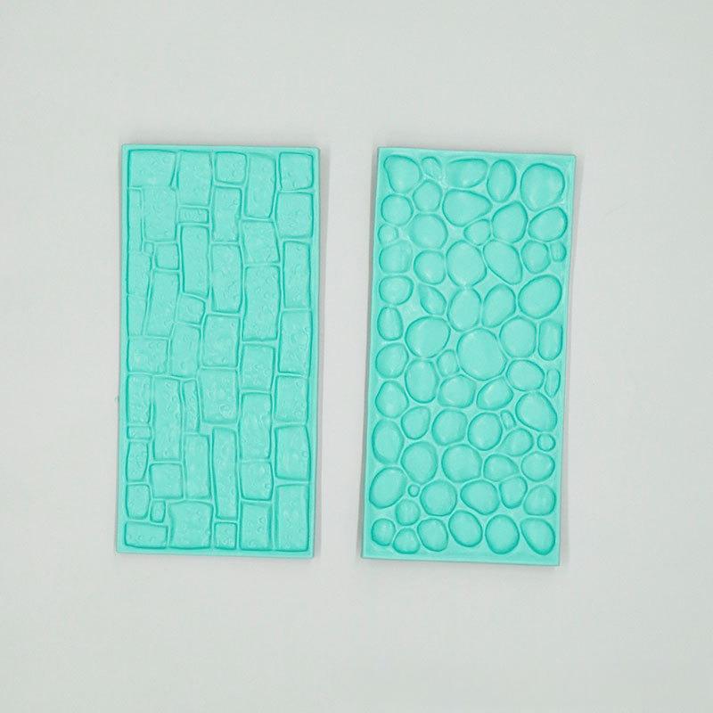 Ceramic Printing Clay Molds Pattern Mold Pattern Template Brick Wall Wood Stone Rubbing Mold Pottery Texture Tool