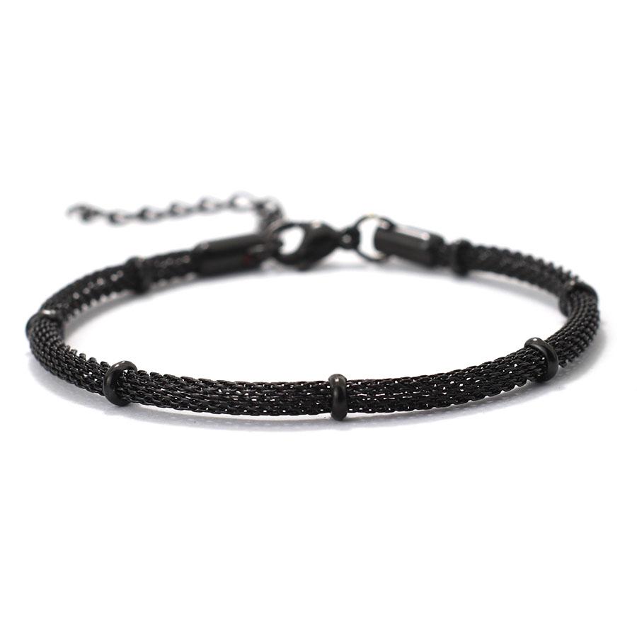 New Hiphop Stainless Steel Bracelet Men Handmade Luxury Zirconia Tennis Chain Link Braclet Father Day Gift Accessories Hombre