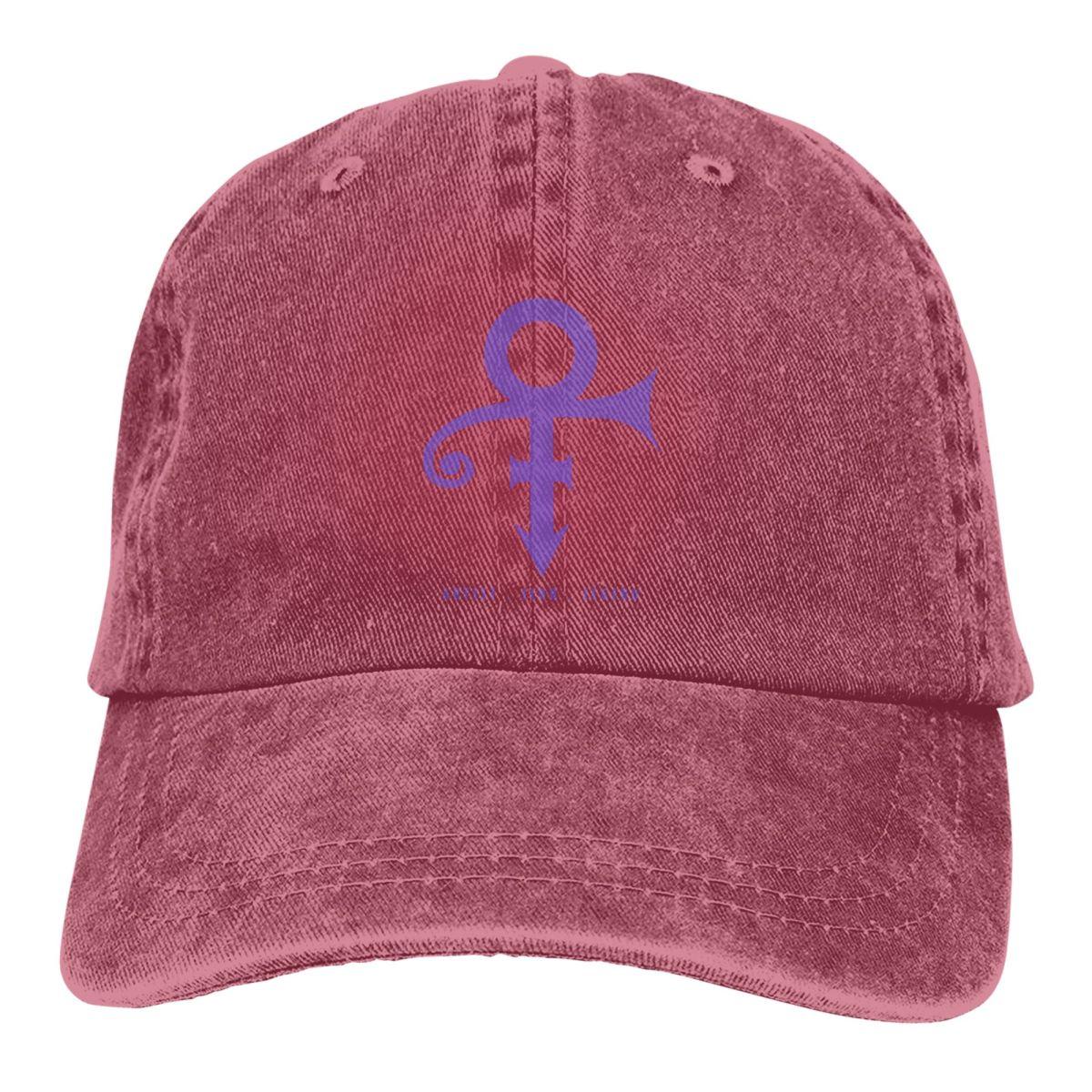 

Prince Paisley Park The Artist Baseball Cap Merch Casual Distressed Washed Purple Rain His Royal Badness Tafkap Headwear Hat One Size