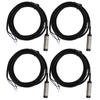 4 Set Inductive Proximity Switch 12mm Probe NPN 3 Wire NO Contact 4mm Detection Approach Sensor 6‑36
