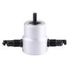 Multipurpose Double Head Metal Nibbler Metal Sheet Cutter Nonslip Handle Electric Drill Attachment