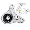 Rear Motor tallation Bracket For Mitsubishi Outlander 2.0 PHEV 2013- 3517A053 3517A090 Bracket Mounting Rear Differential