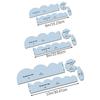 Flower Acrylic Quilting Embroidery Templates Multipurpose Lightweight DIY Craft Tool Household Sewing Supplies