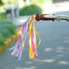 Bike Handlebar Streamers Lightweight Colorful Bike Tassels Ribbon Bicycles Ornaments Scooter Streamers for Girls Boys