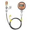 Digital Hydraulic Pressure Test Coupling Kit, 700 Bar Pressure Gauge Manometer Tester with 2 Gauges, 9 Test Couplings, 2 Quick-Release Couplers, 2