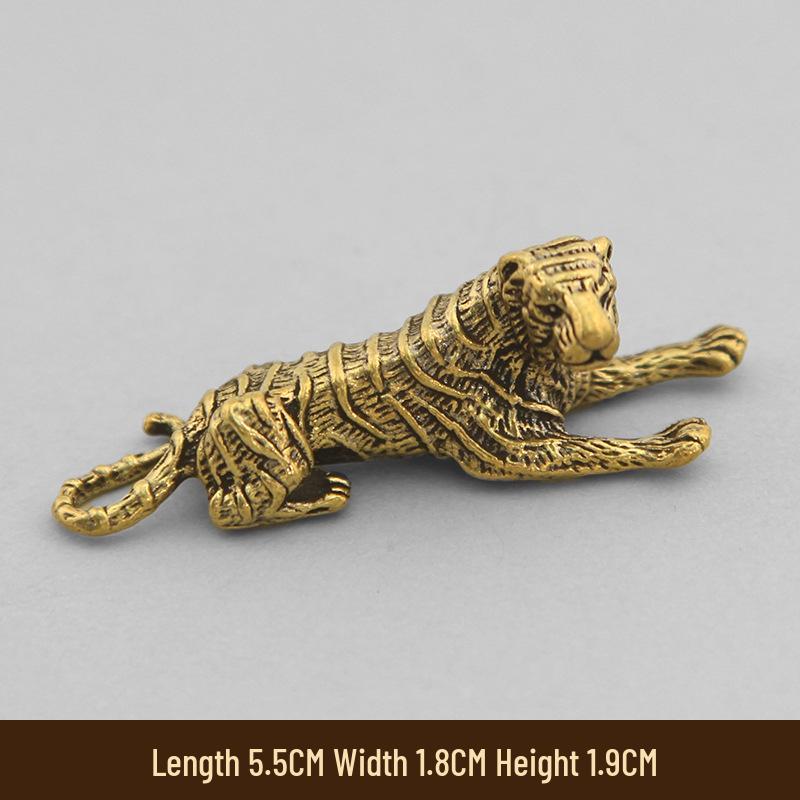 Solid Brass 3D Zodiac Animal Ornaments - Set of 12 for Home or Office Decor