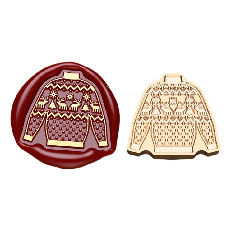Christmas Vintage Sealing Stamp Head for Wedding Invitations Envelope Scrapbooking, Embossed Sealing Stamp Replacements