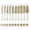 6/8/10/12/14Pcs With Handle Steel Bore Brush Cleaning Brush  for Power Drill Impact Driver