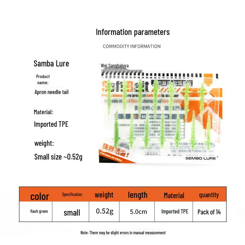Samba Ribbed Needle Tail Floating Stick Bait: Black Pit Fishing Lure for Mandarin Fish & Asp - Soft Texas Rig Special.