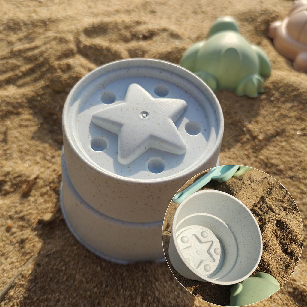 Fun Shovel Molds Beach Bucket Toys Set Portable Durable Beach Sand Water Game Toys for Baby Outdoor Beach Park Toys