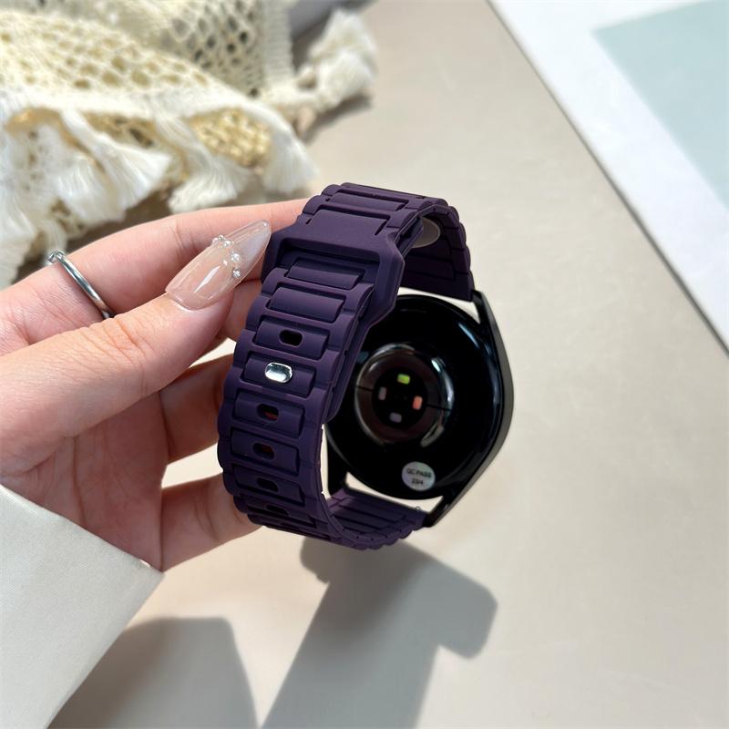 18mm 20mm 22mm Strap for Samsung Galaxy Watch 7 FE 6 5 4 5Pro 6/4Classic Silicone Band for Huawei GT5 Pro 46mm GT4/3Pro Bracelet