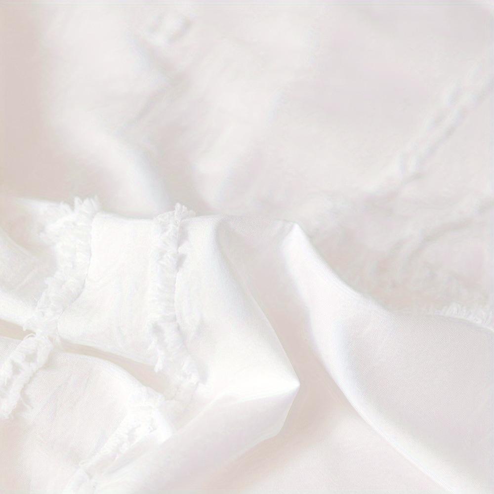 Bohemian Grid Tufted Duvet Cover Set All Season Comfortable Soft Comforter Cover Solid Geometric Texture Bedding Set for Bedroom