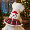 Pet Cotton Winter Coat Dress Dogs Cats - Santa Style Thick Warm Outfit In XS S M L XL