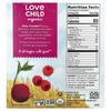 Love Child Organics, Nature's Path, Oaty Chomps™ Organic Bars, 12+ Months, Raspberry + Beet, 5 Individually Wrapped Bars, 0.8 Oz (23 G) Each