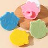 Multifunctional Infant Silicone Cleaning Brush Safe Bath Massage Tool Cute Cartoon Design for Baby Comfortable