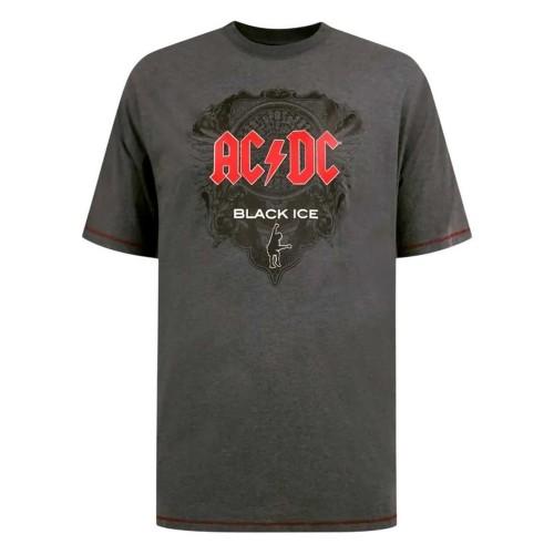 Duke Mens D555 Clydebank Black Ice AC/DC Kingsize T-Shirt