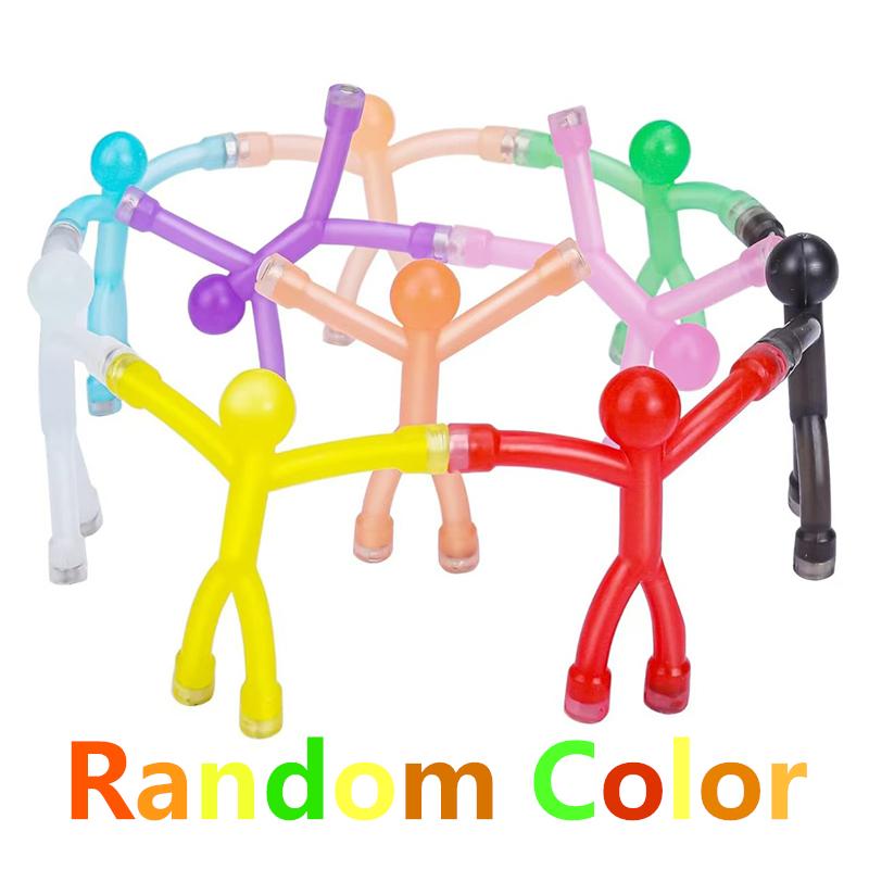 Fridge Magnets Man, Humanoid Magnetic Toys for Fridge Magnetic People Mini Humanoid Colorful Magnetic Toy for Locker Office Home