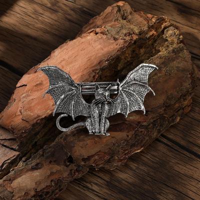 Französischer Haarclip, Gothic-Hexe Haarclip-Accessoires, Fledermaus-Dämonen-Katzen-Haarclip, geeignet für Damen-Haaraccessoires, Haarclip