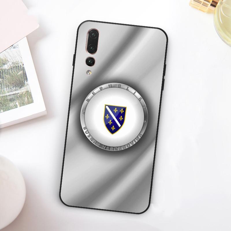 Bosna i Hercegovina Heart For Huawei Nova Y73 Y72 Y90 Y70 Y60 Y91 Y61 12s 12i 11i 8i 9 10 SE P60 P30 Pro P40 Lite Case