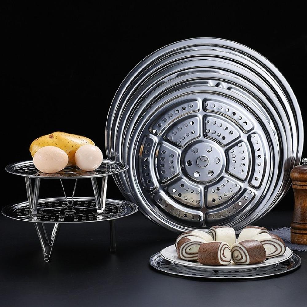 Abteilkessel Dämpfplatte 16-34cm Dampfgarer Gestell Langlebiges Kochtablett