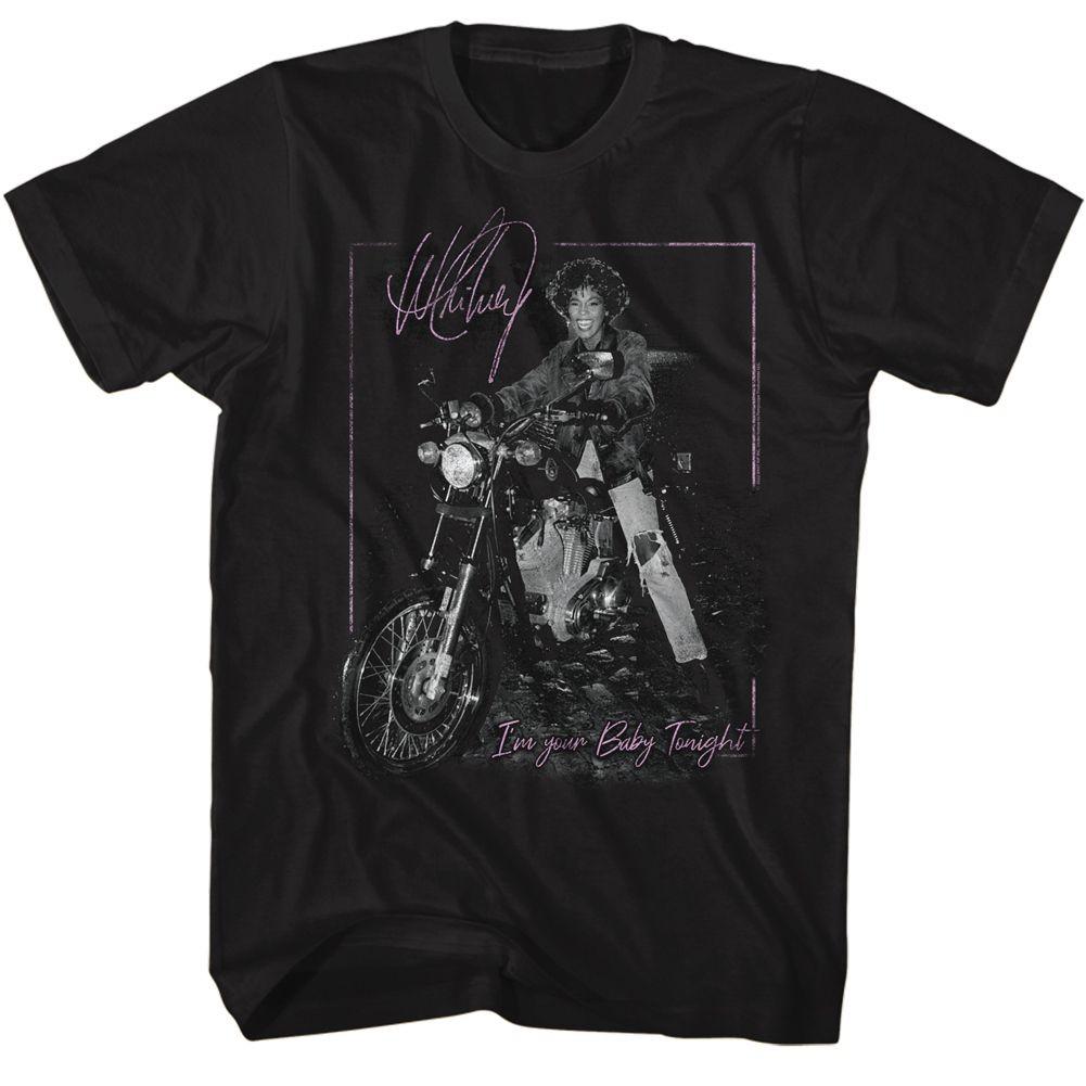 Whitney Houston Motorcycle Music Shirt S