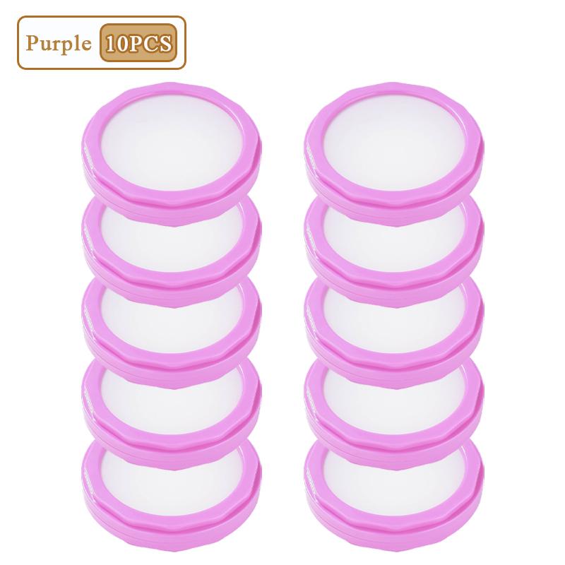 1-10PCS Silicone Food Storage Container Double Sided Lid Mini Fridge Organizer for Fruits Vegetables Fresh Keeping Kitchen Box