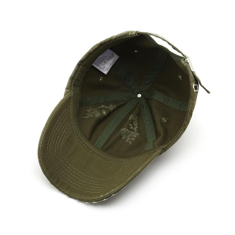 Women Outdoor Travel Baseball Cap Vintage Unisex Male Sports Hat Ripped Distressed Snapback Hat Adjustable Trucker Caps Tl001