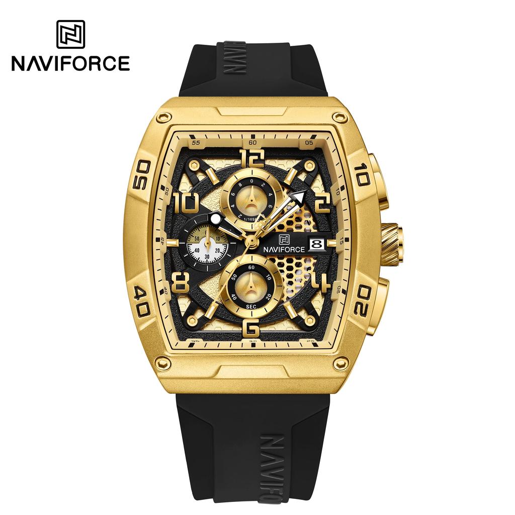 Creative Barrel-Shaped Small Dial Men Wristwatch Waterproof Quartz Watches Chronograph Date Display Reloj Hombre