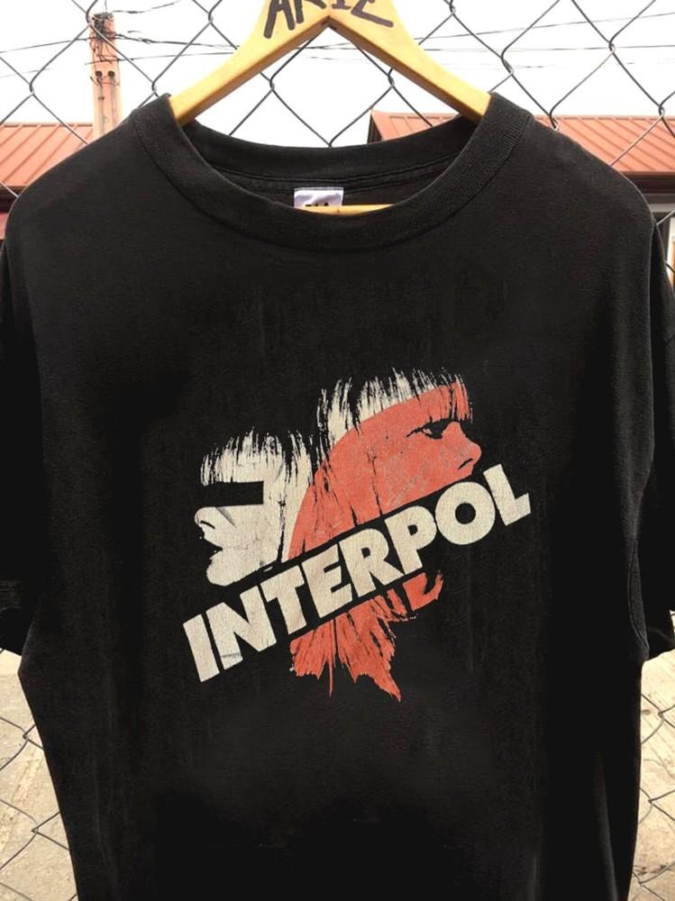 Hanes Interpol Band T Shirt Turn On The Bright Lights unisex full sizes Unisex T-Shirt XL