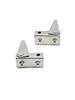 Stainless Steel Glass Clip Without Opening Up and Down Shaft Hinge Stainless Steel Glass Showcase Door Hinge Accessories