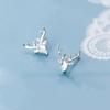 CAOSHI Exquisite Antlers Shape Stud Earrings for Women Elegant Accessories Daily Wearable Stud Earrings Gorgeous Christmas Gifts